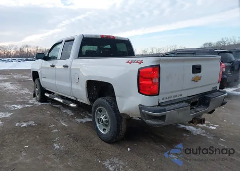 2018 Chevrolet Silverado 2500Hd Wt z USA, uszkodzony, nr VIN 1GC2KUEGXJZ259267